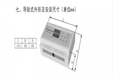 PTJ701 three-phase voltage sensor, current sensor, fire power monitor